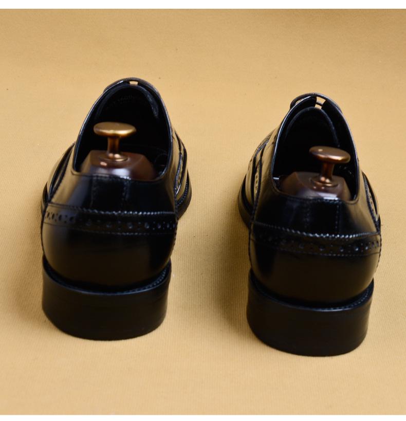 [Pre-sale] Men's Genuine Leather Brogue Dress Shoes - Full Grain Business Formal Footwear