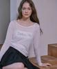 LULUCHOU See-Through Boat Neck T-Shirt - White
