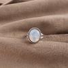 Milky Opal Gemstone 925 Sterling Silver Statement Jewelry Women Ring Birthday Gift For Her RR-84-19