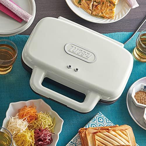 Toffy Hot Sandwich Maker K-HS4, 2-Slice Toast, Wide Plate, Easy To Use, Retro Design, Perfect for Breakfast, Holidays, and Mornings, Perfect for Singl