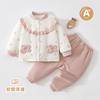 Baby Girl Warm Set 80g Light Cotton Outwear Cute Newborn Thermal Clothes