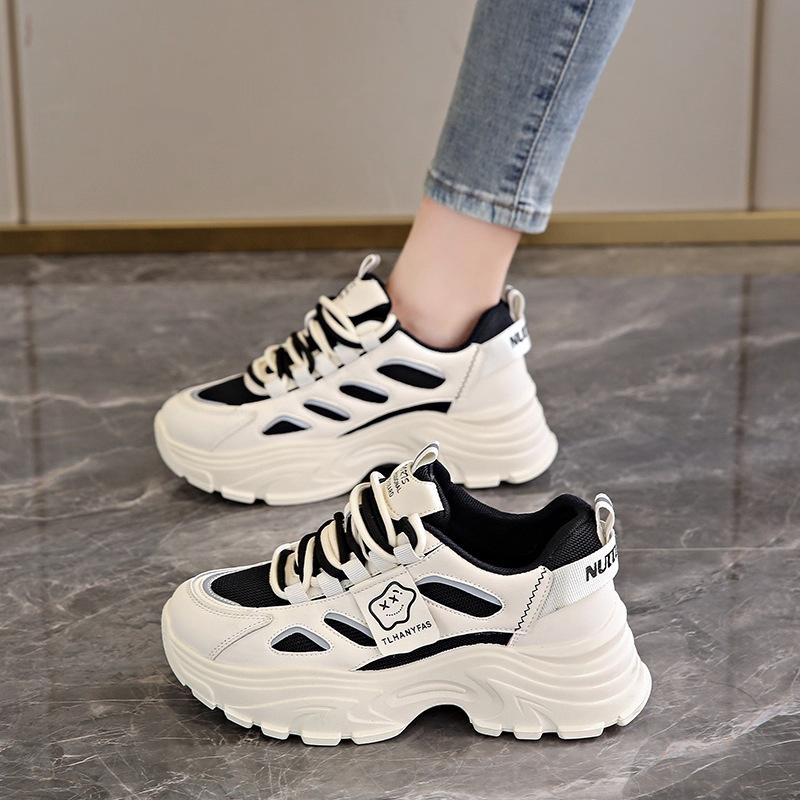 

Dad Shoes Girl Autumn New Feet Small Size Soft Bottom Breathable Explosion 35