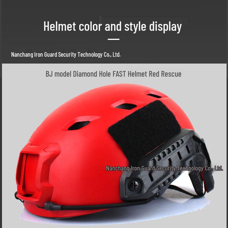 Tactical Military FAST Helmet - Simple Game CS Rail, Oval No-Hole Design for Outdoor Use