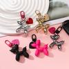 1pc Dog Pendant Keychain Small Bag Charms, Gift Ideas, Fashion Jewelry Accessories