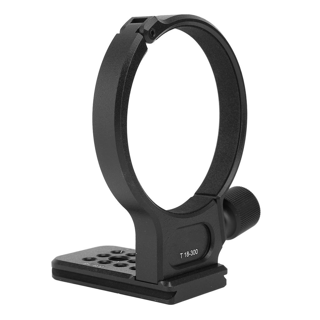 Lens Collar for 18 300mm F3.5 6.3 Lens Tripod Mount Ring Built in Quick Release Plate Aluminum Alloy