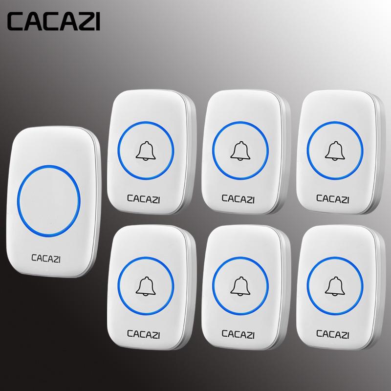 Stylish Wireless Electronic Waterproof Multi-Function Doorbell with Long-Range Remote Control and Global Specifications