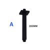 BAKALA  Black Stainless Steel Wall Mounted or Ceiling Mounted  Bathroom Shower Arm Shower Rod