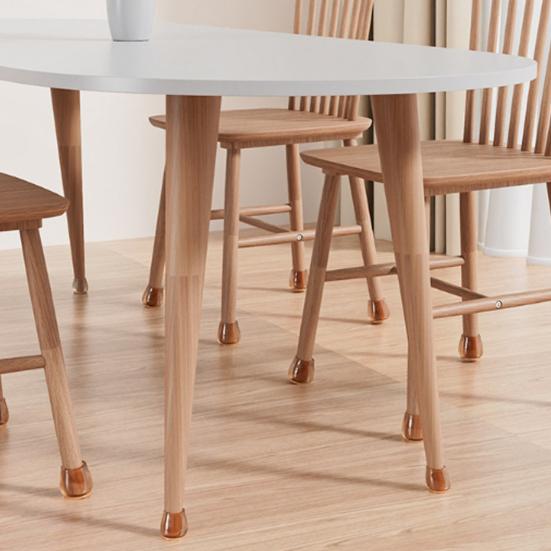 16Pcs Chair Leg Floor Protectors Stool Leg Protector Caps Anti-Slip Chair Leg Caps for Hardwood Floors Anti-Scratch Reduce Noise