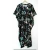Indian Black Long Animal Print Cotton Hippie Maxi Women Nightwear Caftan Dress CKFTN-SCRN-FULL-BUYIT-030