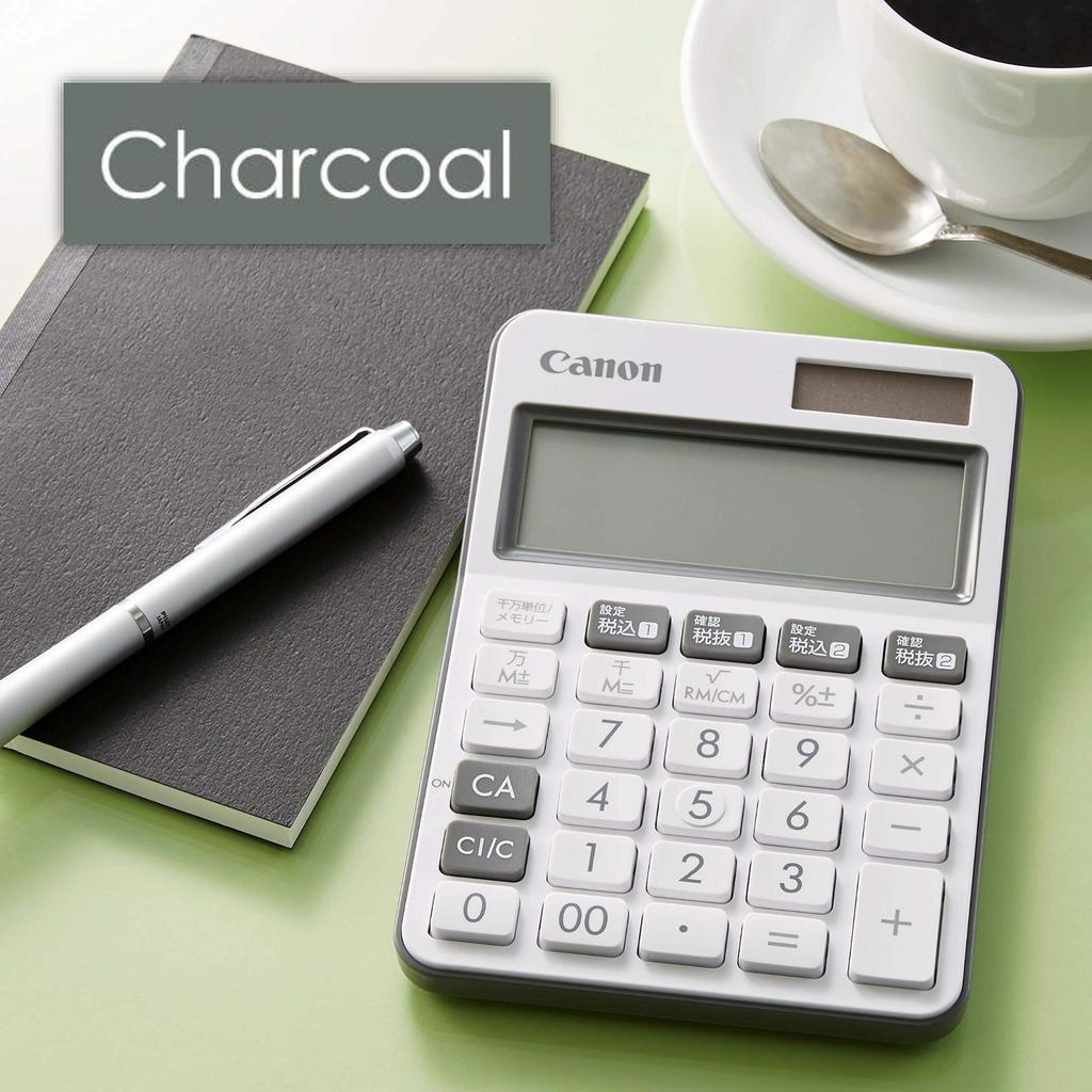 Canon Colorful Calculator Mini Desktop Double Tax Antibacterial LS-105WUC-CH, 10-digit, Size, Function,