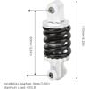 1 Pair Universal Rear Shock Absorber 90mm/3.54" 400lbs Suspension Spring Shocks Damping Adjustable Spring Shock Damper for 47cc 49cc Mini Pocket Bike