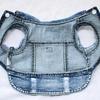 Denim Vest with Leash Ring for Pets: Panda, Kitty, Teddy & Dog Clothes for All Seasons