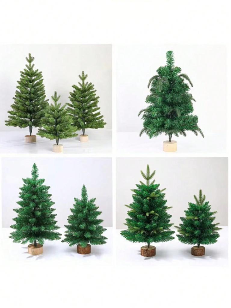 Christmas Tree Ornament Durable Mini Christmas Tree Decoration Prop for Christmas Parties Family Gatherings Daily Desktop Decor