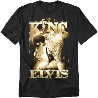 Elvis Presley The King Unisex Adult T Shirt