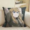 Serafina Anime The BarbarianS BBride Square Sofa Pillow Cover Solid Color Living Room Home Decor Cushion Case