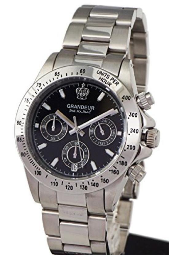 

[GRANDEUR] Мужские часы Grandeur Made in Japan с хронографом и водонепроницаемостью 10 АТМ JGR004W4