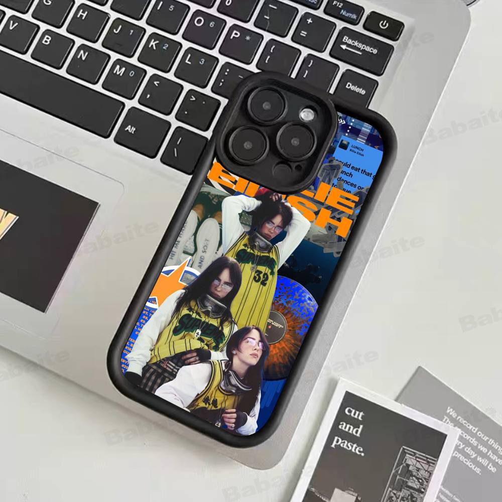 Pop Singer B-Billie Phone Case For IPhone 17 16 15 14 13 12 11 Pro Max 16E Plus INS Soft Cover