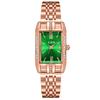 Watch Green Automatic Fashion Versatile Temperament Light Luxury Waterproof Rectangle 1308 Ladies Watch