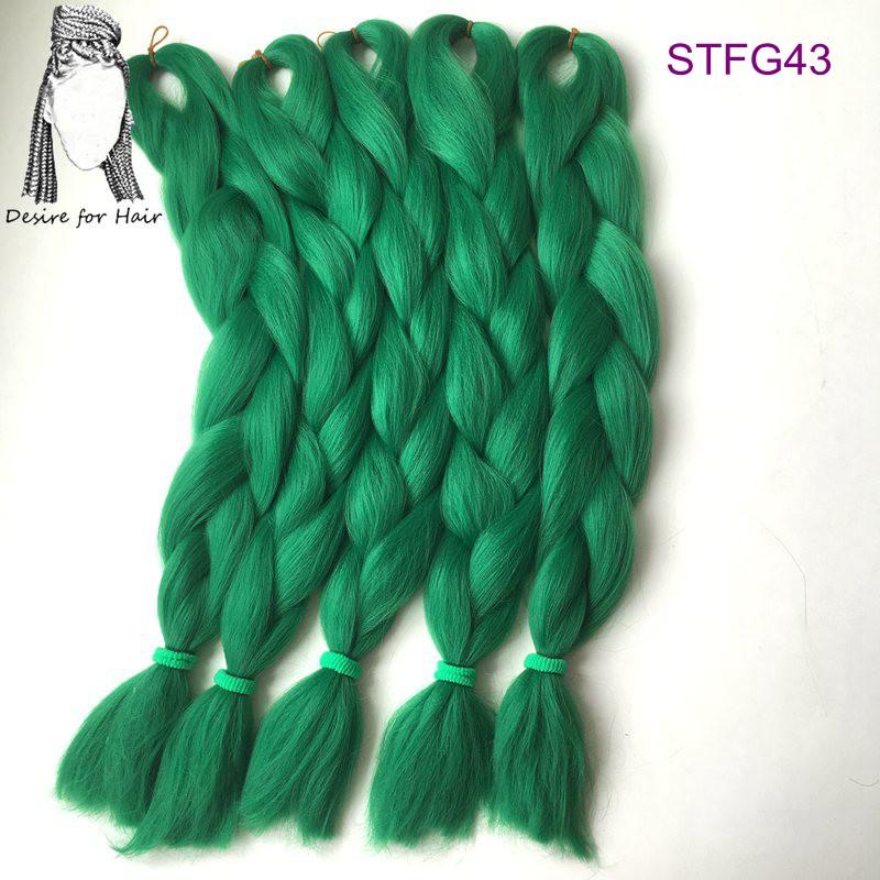 Große Menge auf Lager 24 Zoll 80g Weiche Seidige Synthetische Haarverlängerungen für Häkelzöpfe Haarherstellung Jumbo Braiding Synthetisch