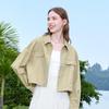 Betu Women's Fashion Pure Cotton Denim Jacket