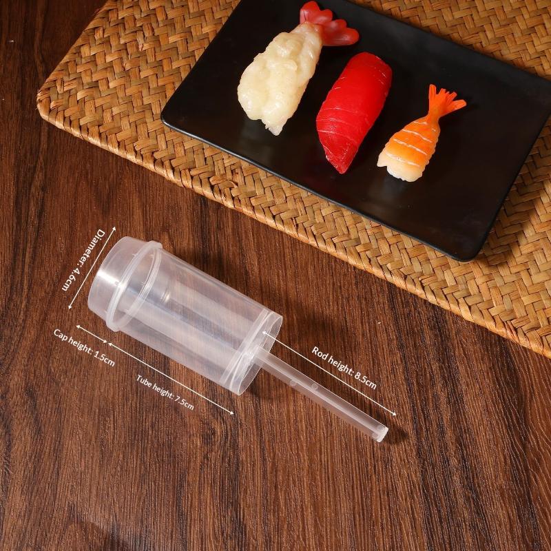 5/10Pcs Round Sushi Push Box Food Grade Sushi Mold Cone Push Up Paper Bucket Packaging Paper Box Bento Accessories