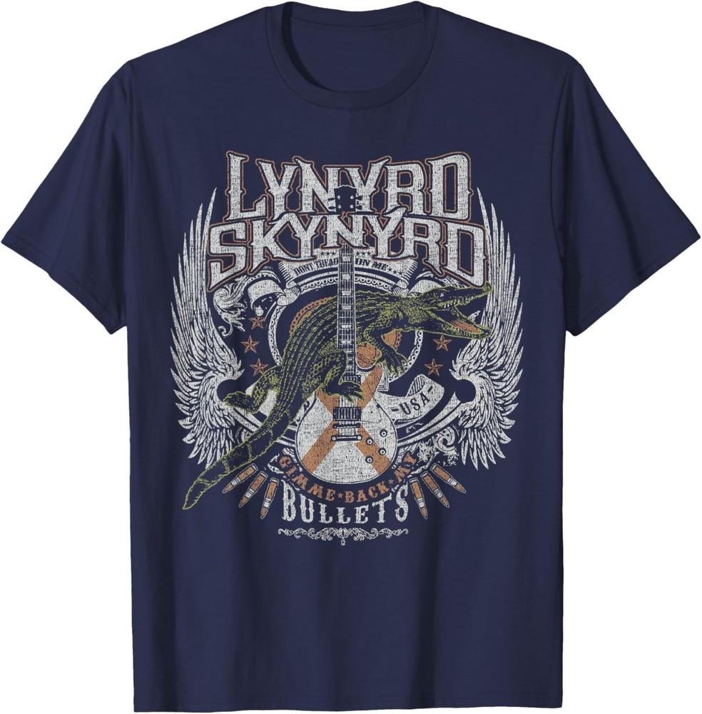 

Футболка Lynyrd Skynyrd Croc Rock Bullet Tread On Me Country Southern L
