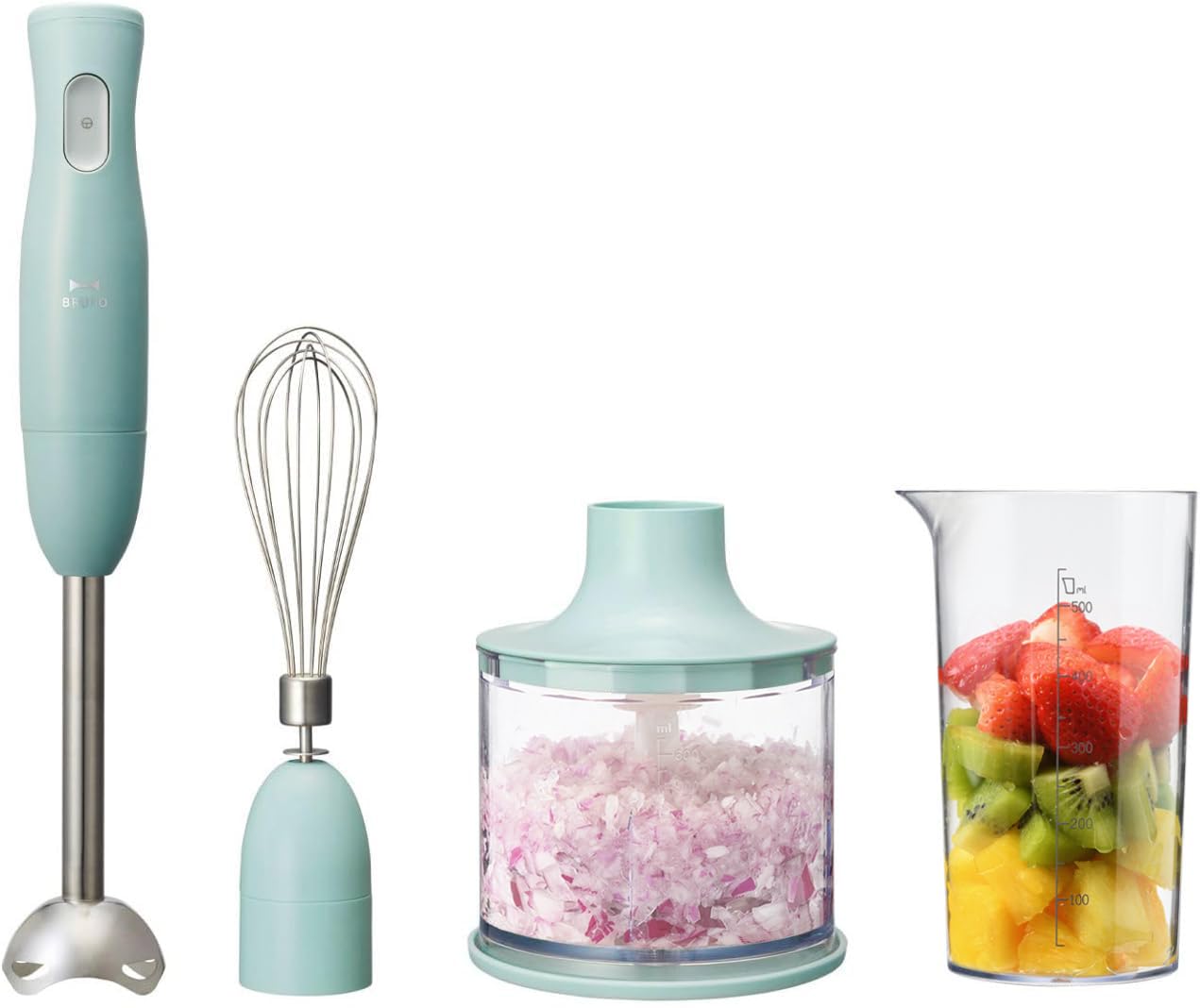 

BRUNO Multi Stick Blender BOE034-BGY (Blue Gray) [Japan Domestic Genuine Products]