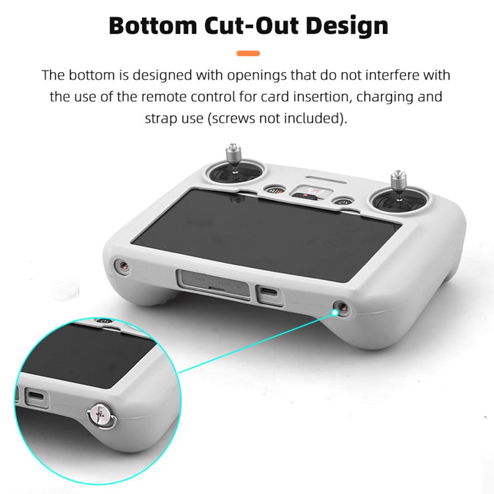Silicone Remote Control Cover Anti-drop Anti Slip Remote Control Protector Shock-resistant Drone Accessories for DJI Mini 3 Pro