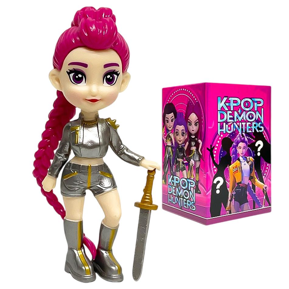 1-6pcs Kpop Devil Hunter Blind Box Disassembly Fun Blind Bag Small Statue Peripheral Model Desktop Blind Box Decoration Gift