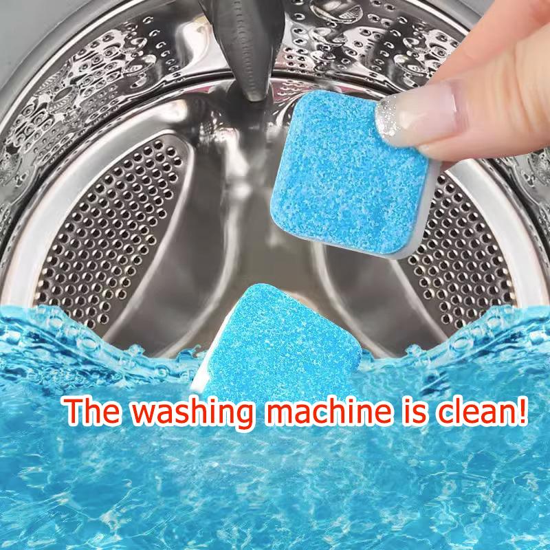 12PCS Washer Cleaning Tablets Multi-Model Suitability Deep Cleanse for Top Load and Front Load Machines