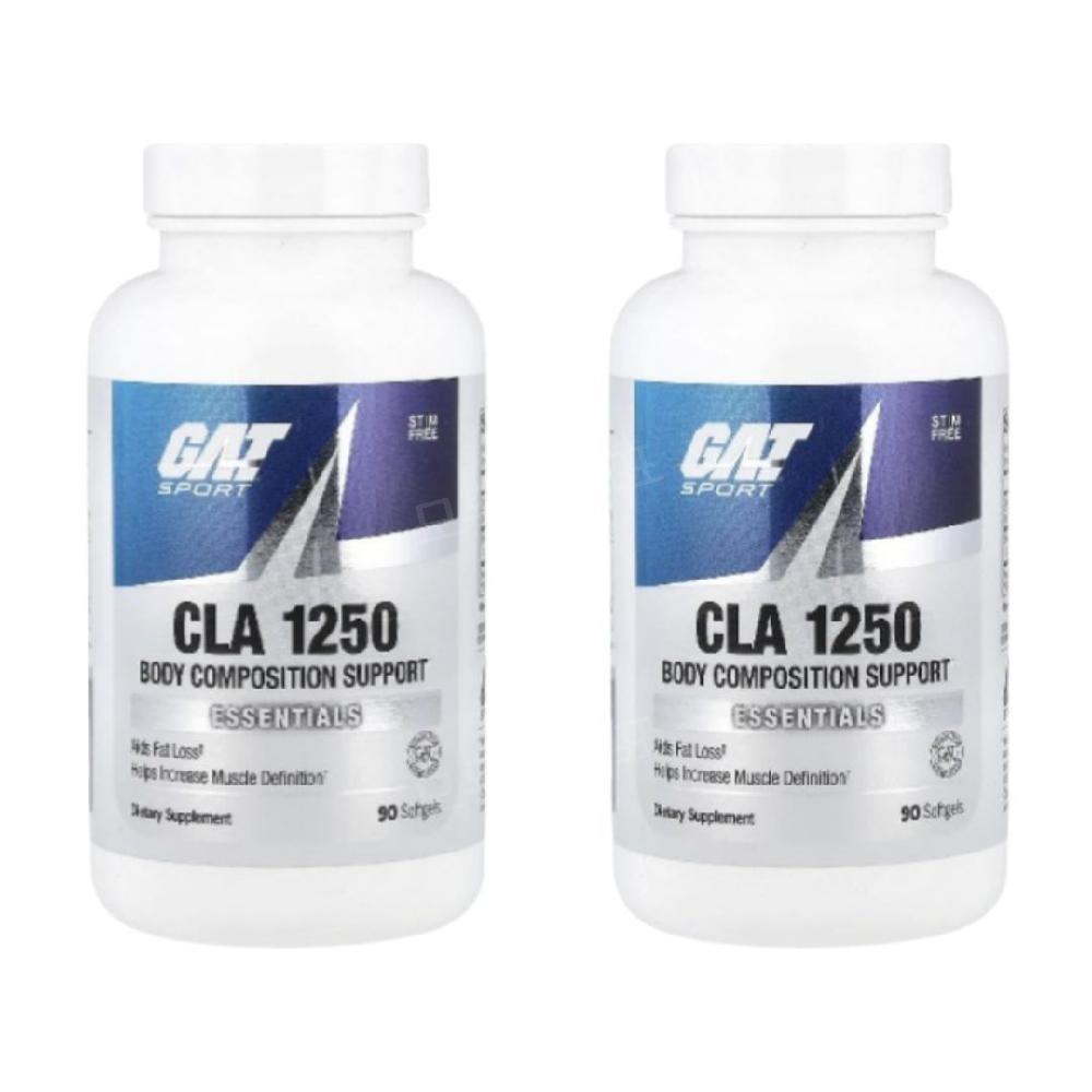 GAT Conjugated Linoleic Acid CLA 1250 90 Tablets 2 Pcs Ingredients: May Be Subject To Change At the Manufacturer’s | 90 Tablets 2 Pcs