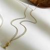 Elegant Adjustable Fish Pendant Necklace Set Sturdy Stainless Steel Chain Jewelry for Women Beach Party Casual Wear