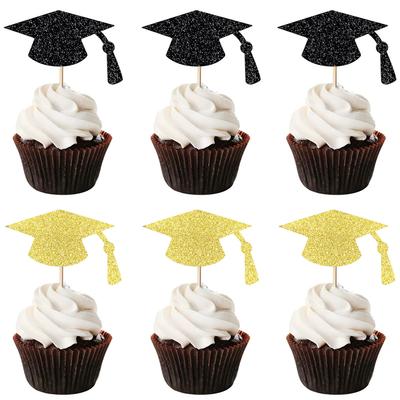 Graduation Season School Classroom Party Cake Plug Decoration Graduation Masters Cap Baking Cake Plug
