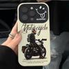 Motorcycle Teenager IPhone17promax Mobile Phone Case Apple 16/15 Large Window 14/13 Matte 12 Europe and America 11