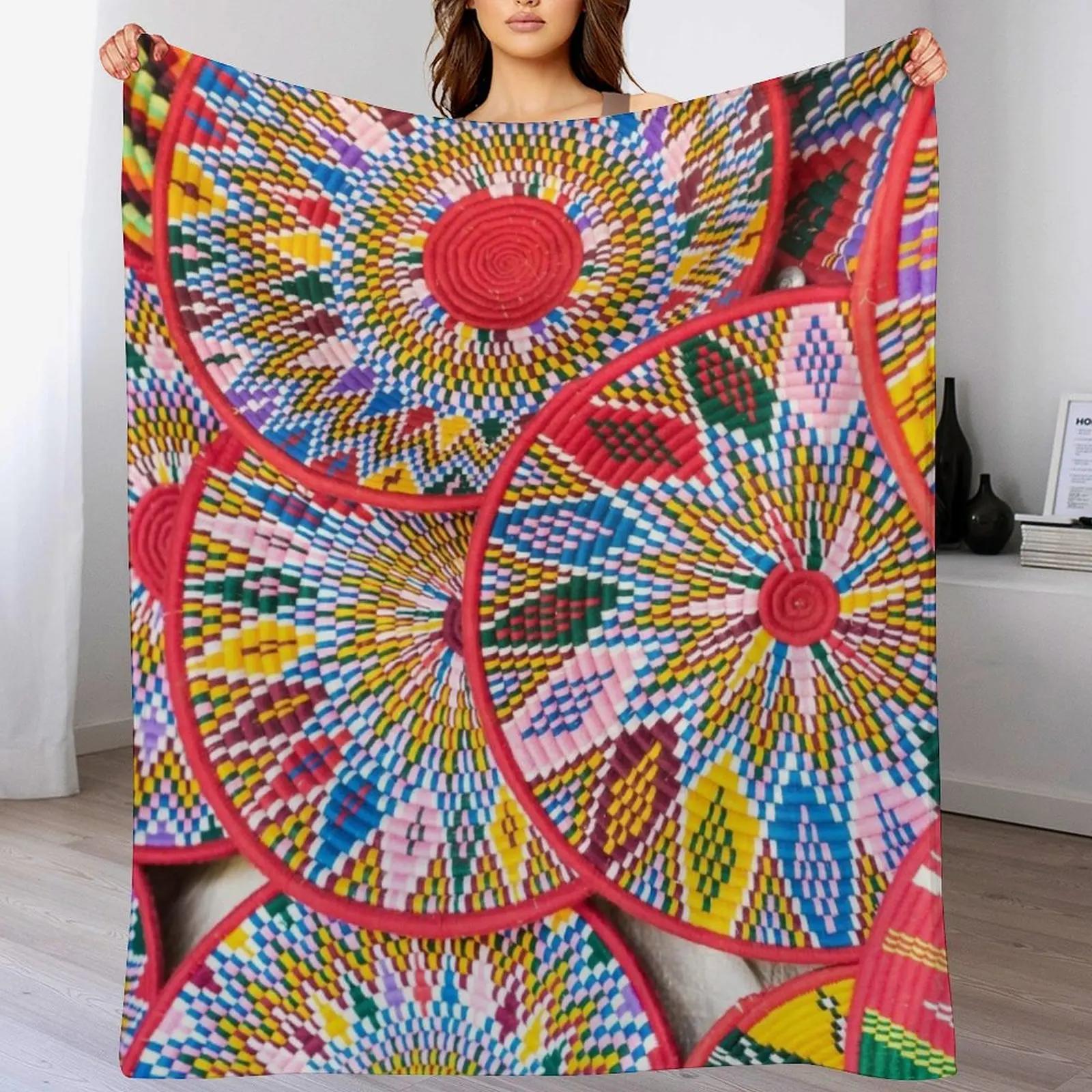 

Ethiopian Plates Sefed II Throw Blanket Fade Resistant Durable Throw Blanket 102x76cm(40x30in)