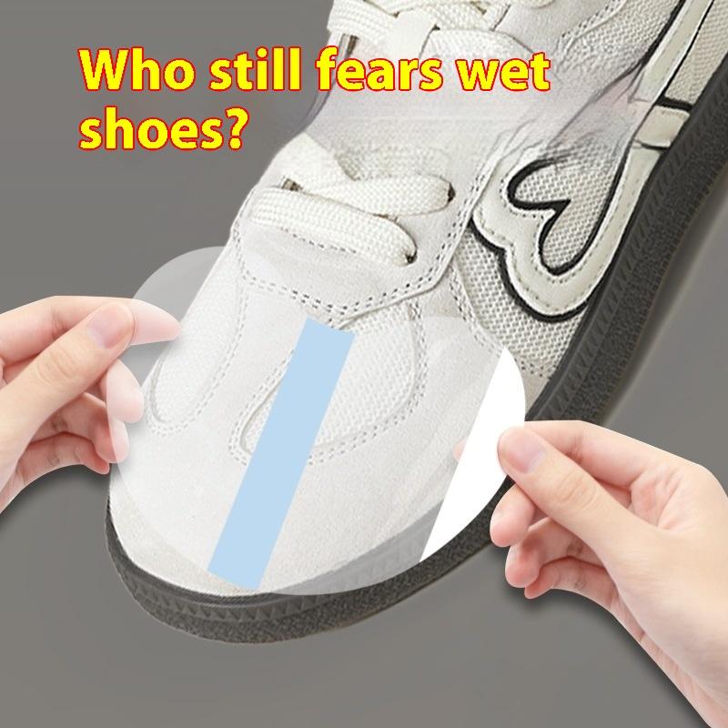 30/90 Stück Schuhspitzen Regenschutz Aufkleber Klare Folien Schuhspitze Fleckenentferner Abriebfest Schmutzabweisend Wasserdicht Schuh Aufkleber