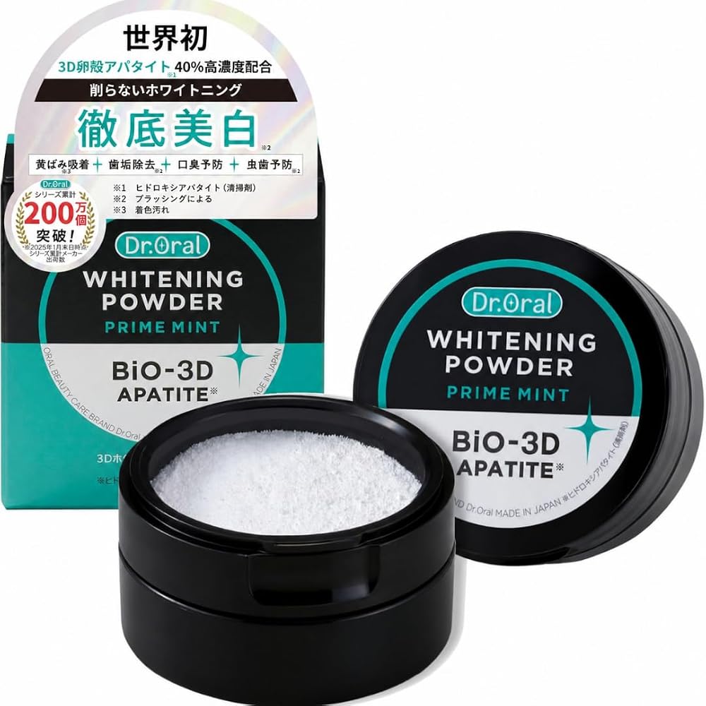 Dr.Oral 3D Tone-Up Powder Toothpaste Bio 3D Apatite 25g Prime Mint