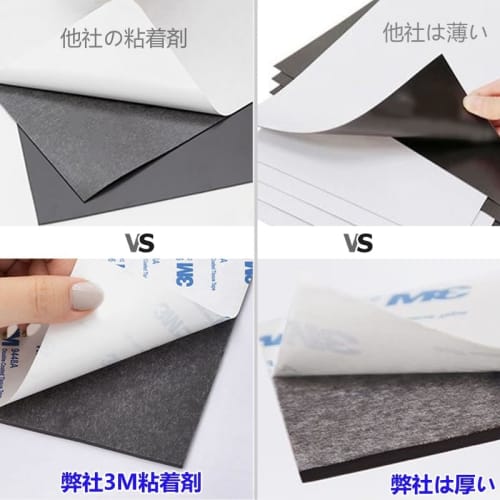 WJSD Magnet Sheet Strong Magnetic Sheet Strong Magnetic Tape 25CM x 10CM [Anisotropic Length 100mm x Width 25mm x Thickness 2mm x 10 pieces already cu
