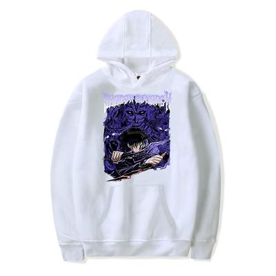 Anime Solo Leveling Sung Jin Woo Grafikdruck Kapuzenpullover Herren Damen Manga Hoodies Locker Lässiges Sweatshirt Harajuku Männlicher Pullover