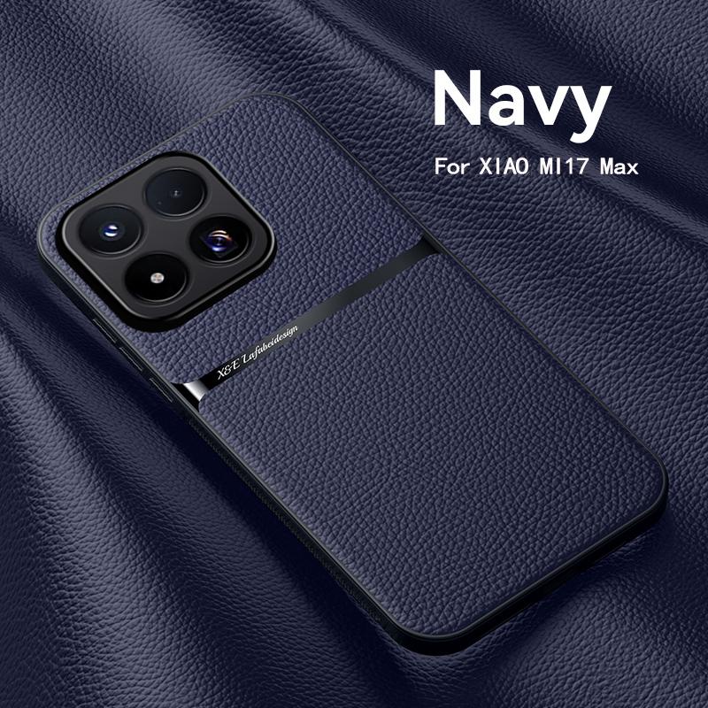 For Xiaomi 17T 15T 14T 13T 17 15 14 15s Pro Leather Litchi Texture with Ultra-ThinSlim PhoneCase For Xiaomi 15 14 Ultra 17Promax