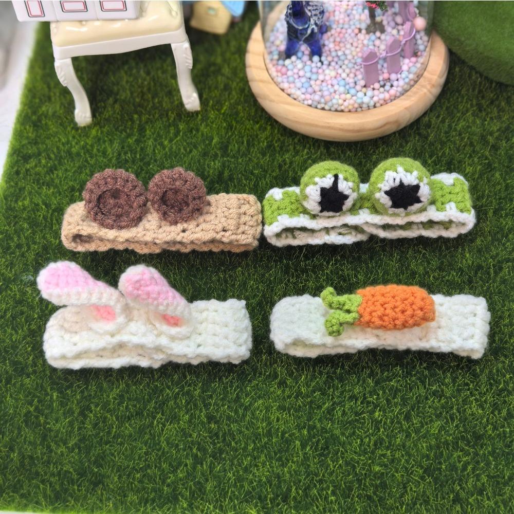 {Baby Clothes Only} Handmade 15CM Headgear Hand Hook Headband Plush Jewelry Wool Handmade Headband