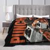Punch Monkey Hang In There Punch-Kun Blankets  Flannel Awesome Soft Throw Blanket for Chair Covering Sofa Spring Autumn,