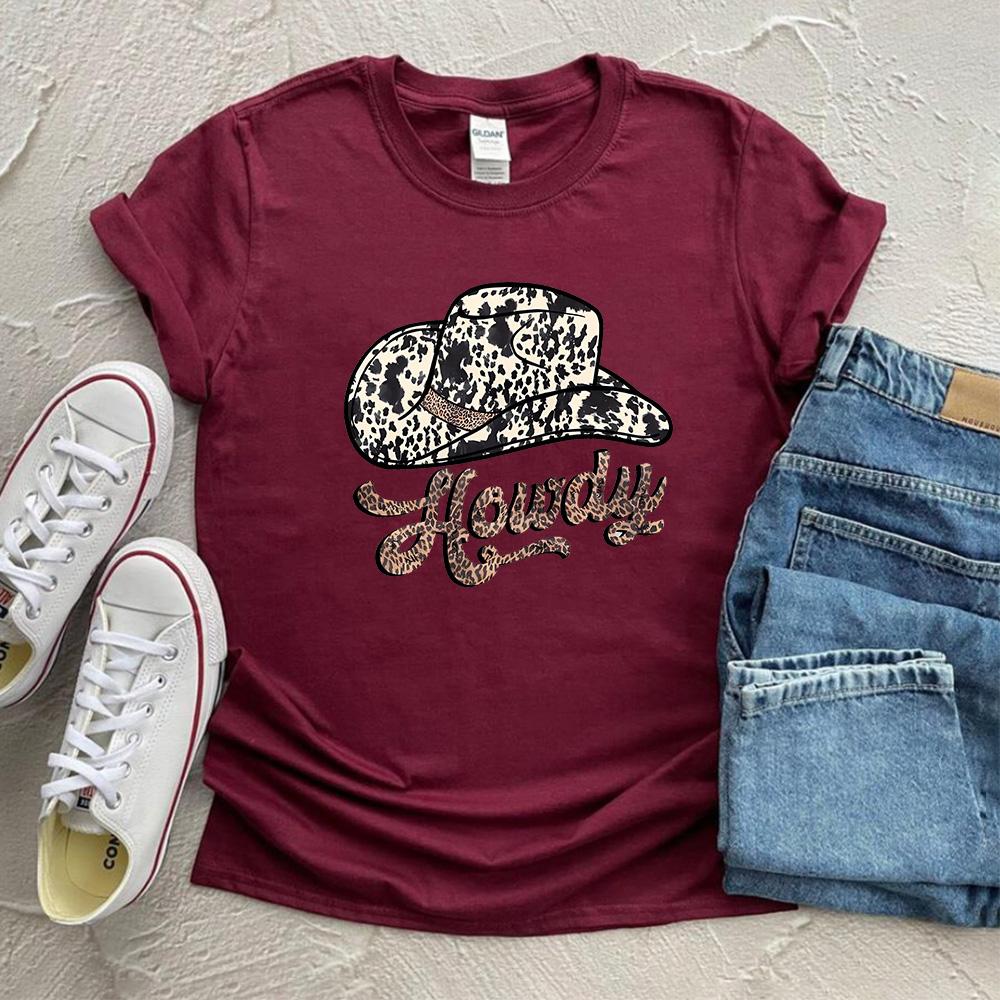 Привет Рубашка  Западная Ковбойская Футболка Йихау Ковбой Унисекс Футболка Рубашки для Кантри Концертов Винтажное Родео Западная Одежда Модные Топы S