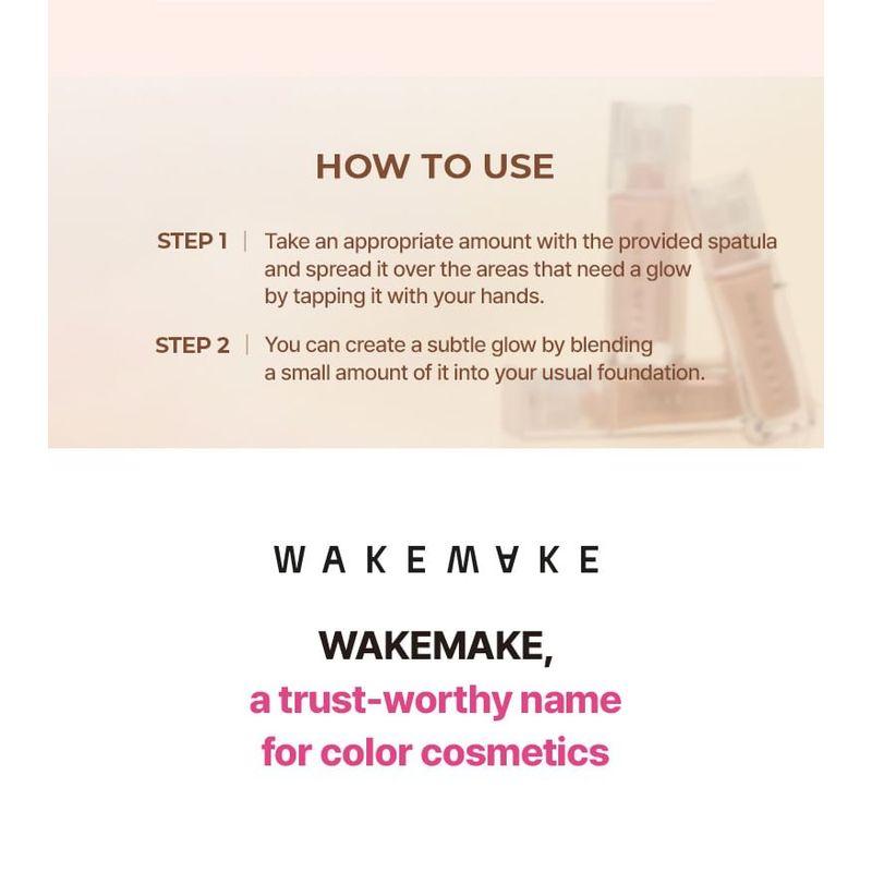 WAKEMAKE - Sheer Glow Liquid Highlighter - 3 Colors
