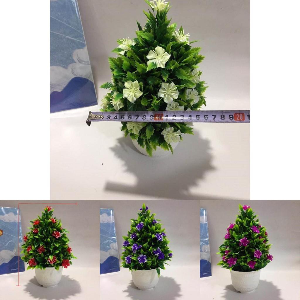 Artificial Cherry Blossom Plant With 26 Flowers For Home Decor And Tabletop Display