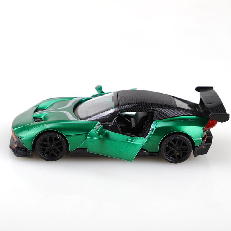 (Bagged) 1:36 Martin Alloy Racing Car, 1.36 Scale Simulated Alloy Pullback Racing Car, Boy's Toy, Simulated Racing Car