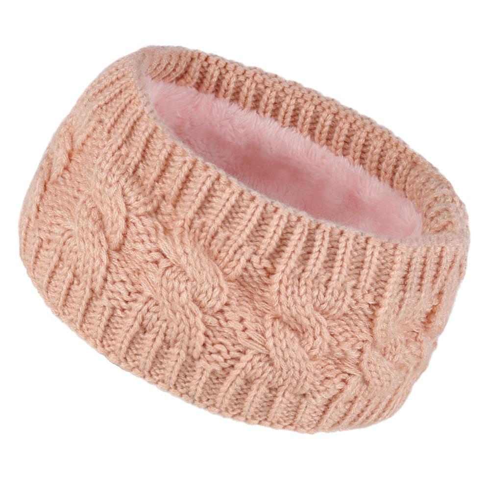 Knit Winter Headband Velvet Womens Twisted Wool Warm Sports Earmuffs For Europe And America