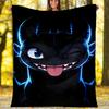 Dragon Theme Printed Blanket Perfect For Couch Bed Travel Outdoor Use Machine Washable Cozy Durable
