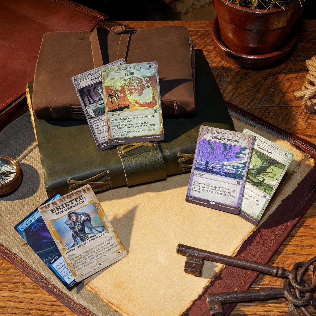 The Gathering Outlaws of Thunder Junction Collector Booster English Version 12 Pack MTG Trading Card Wizards of the Coast OTJ D32620000 Magic