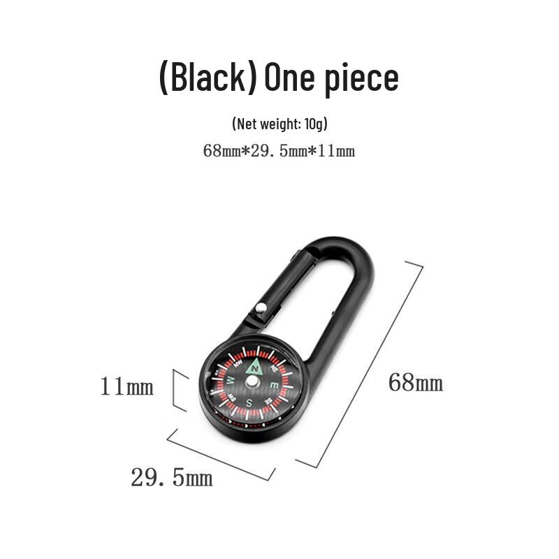 OIMG Outdoor Carabiner Compass 10-Pack